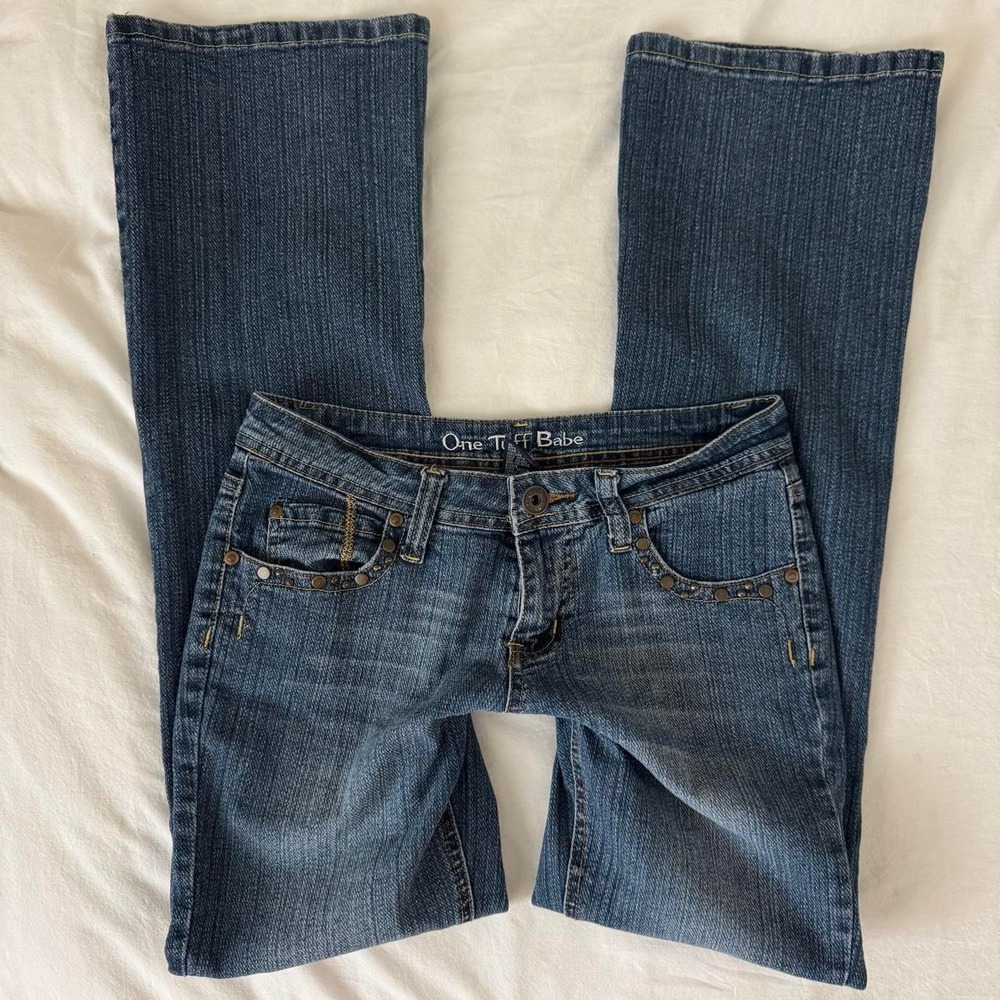 Y2K 2000s One Tuff Lowrise Flare jeans